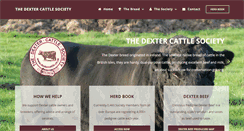 Desktop Screenshot of dextercattle.co.uk